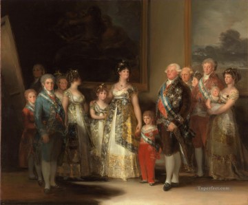 フランシスコ・ゴヤ Painting - スペイン国王カルロス4世とその家族フランシスコ・デ・ゴヤ